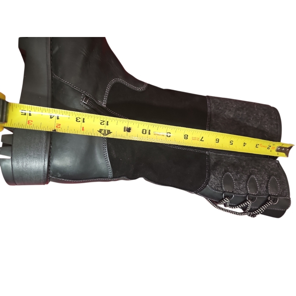 Bos & Co Goose Prima waterproof Black Mid Calf Boots Sz 40 Or 9-9.5 - Picture 12 of 14